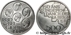 BELGIUM 500 Francs légende française 150e anniversaire de l’indépendance 1980 Bruxelles