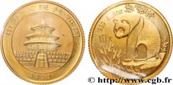 CHINE 10 Yuan Panda “Large date” 1993