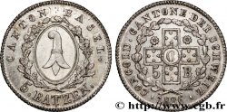 SUISSE - CANTON DE BÂLE 5 Batzen 1826