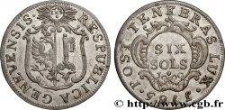 SUISSE - RÉPUBLIQUE DE GENÈVE 6 Sols 1765