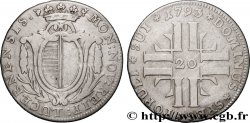 SUISSE - CANTON DE LUCERNE 20 kreuzer 1793 Lucerne