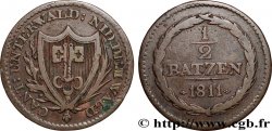 SUISSE - CANTON DE NIDWALD 1/2 Batzen 1811