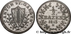 SUISSE - CANTON DE SAINT-GALL 1/2 Batzen - canton de Saint Gall 1813