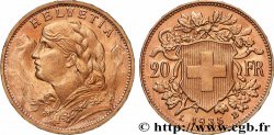 GOLD-, PALLADIUM- UND PLATIN-INVESTITIONEN 20 Francs Vreneli 1935 Berne