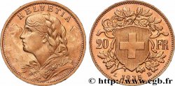 OR, PALLADIUM ET PLATINE INVESTISSEMENT 20 Francs Vreneli 1935 Berne