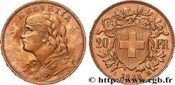 OR, PALLADIUM ET PLATINE INVESTISSEMENT 20 Francs Vreneli 1935 Berne