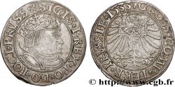 POLOGNE - SIGISMOND Ier LE VIEUX Gros 1533  XF