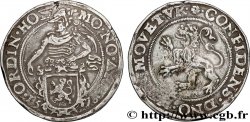 PAYS-BAS - PROVINCES-UNIES - HOLLANDE Daldre ou écu au lion, chevalier à gauche 1576 Dordrecht TB+