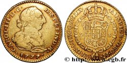 COLOMBIE - CHARLES III D ESPAGNE 2 Escudos  1777 Nuevo Reino (Bogota) XF