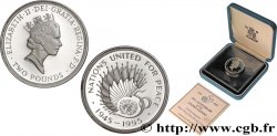REINO UNIDO 2 Pounds (Livres) Proof Création des Nations-Unies 1995