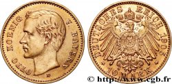 GERMANY - BAVARIA 10 Mark or, 3e type Othon de Bavière 1905 Münich