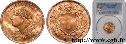 SUISSE 20 Francs Vreneli 1935 Berne