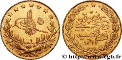 OR, PALLADIUM ET PLATINE INVESTISSEMENT 100 Kurush Sultan Mohammed V Resat AH 1327 An 1 1909 Constantinople
