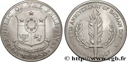 FILIPINAS 1 Peso 25e anniversaire du jour de Bataan 1967 San Francisco
