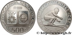 YUGOSLAVIA 500 Dinars Proof Jeux Olympiques d’hiver de Sarajevo 1982