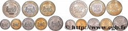 ÉTATS DE L AFRIQUE CENTRALE série de 8 monnaies 1, 2, 5, 10, 25, 50, 100 et 500 Francs CEMAC fruits tropicaux 2006 Paris