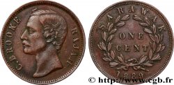 SARAWAK 1 Cent Sarawak Rajah J. Brooke 1889