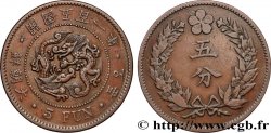 CORÉE 5 Fun an 504 frappe au nom de Yi Hyong pour la Grande Corée (Tae Cho-son), deux dragons 1892