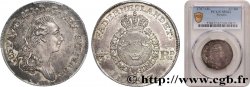 SUÈDE - ROYAUME DE SUÈDE - GUSTAVE III 1/3 Riksdaler, 1er type  1787 Stockholm SUP62 PCGS
