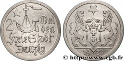 DANTZIG - VILLE LIBRE DE DANTZIG 2 Gulden 1923  TTB