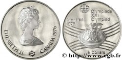 CANADA 5 Dollars Proof JO Montréal 1976 flamme olympique 1976 