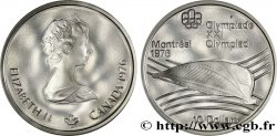 CANADA 10 Dollars Proof JO Montréal 1976 vélodrome olympique 1976 