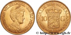 GOLD, PALLADIUM & PLATINUM INVESTMENT 10 Guldens or ou 10 Florins Wilhelmine 1912 Utrecht