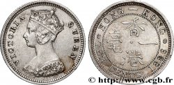 HONG KONG 10 Cents Victoria 1886  SUP