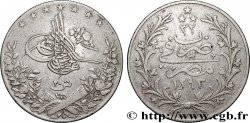 ÉGYPTE 20 Qirsh au nom de Abdul Hamid II an 32 AH1293 1906 Heaton