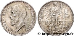 ROMANIA 2 Lei Charles Ier 1914