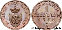 GERMANY - LIPPE 1 Pfenning comté de Lippe : armes couronnées 1858 Berlin