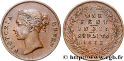 MALAISIE - ÉTABLISSEMENTS DES DÉTROITS 1 Cent Victoria 1862