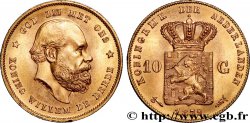 GOLD, PALLADIUM & PLATINUM INVESTMENT 10 Gulden Guillaume III, 2e type 1879 Utrecht