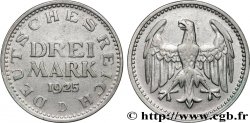 ALEMANIA 3 Mark 1925 Munich