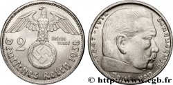 ALLEMAGNE 2 Reichsmark Maréchal Paul von Hindenburg 1938 Vienne