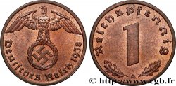 ALLEMAGNE 1 Reichspfennig aigle et swastika 1938 Berlin