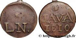 INDES NEERLANDAISES 1 Duit Louis Napoléon pour Java 1810 Harderwijk