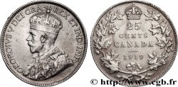 CANADA 25 Cents Georges V 1919
