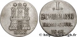ALLEMAGNE - VILLE LIBRE DE HAMBOURG 1 Schilling 1841