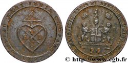 INDES BRITANNIQUES - COMPAGNIE ORIENTALE DES INDES - PRÉSIDENCE DE MADRAS 1/2 Dub (1/96 Rupee) 1797 Soho