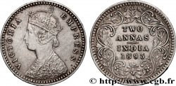 INDES BRITANNIQUES 2 Annas Victoria 1893 Bombay