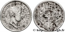 ITALIE - ROYAUME DE SARDAIGNE - CHARLES-ALBERT 25 Centesimi 1833 Turin