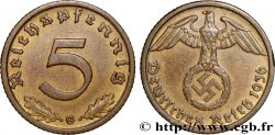 GERMANY 5 Reichspfennig 1936 Karlsruhe