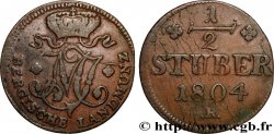 ALEMANIA - BERG 1/2 Stuber Maximilien Joseph Duc de Berg 1804 Düsseldorf