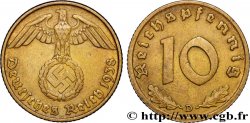 ALLEMAGNE 10 Reichspfennig 1938 Munich - D