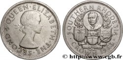 SOUTHERN RHODESIA 1 Crown Elisabeth II centenaire de la naissance de Cécil Rhodes 1953