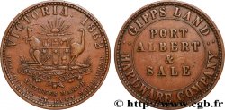 AUSTRALIE Token de 1 Penny Port Albert & Sale 1862