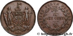 MALAISIE - BORNÉO DU NORD BRITANNIQUE 1 Cent 1886 Birmingham
