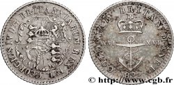 INDES BRITANNIQUES OCCIDENTALES 1/16 Dollar Georges IV 1822
