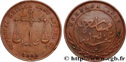 MOMBASA 1 Pice Imperial British East Africa Company AH1306 1888 Calcutta